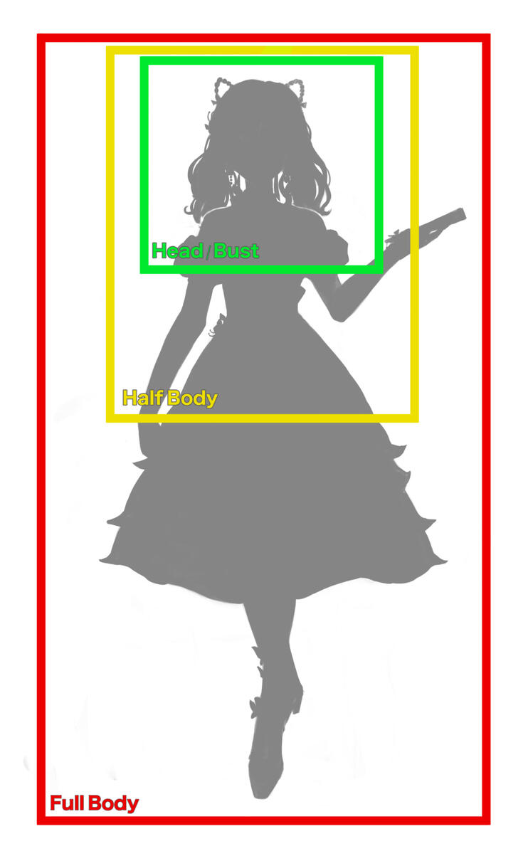 Bust-up illustration
